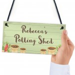 PERSONALISED Potting Shed Garden Signs And Plaques Shed Sign 