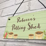 PERSONALISED Potting Shed Garden Signs And Plaques Shed Sign 