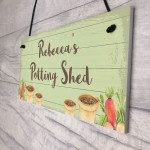 PERSONALISED Potting Shed Garden Signs And Plaques Shed Sign 