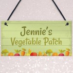 PERSONALISED Vegetable Patch Sign Garden Sign Summerhouse Sign