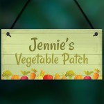 PERSONALISED Vegetable Patch Sign Garden Sign Summerhouse Sign