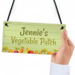 PERSONALISED Vegetable Patch Sign Garden Sign Summerhouse Sign