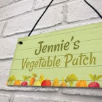 PERSONALISED Vegetable Patch Sign Garden Sign Summerhouse Sign