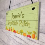 PERSONALISED Vegetable Patch Sign Garden Sign Summerhouse Sign