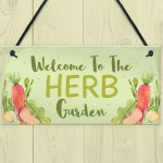 Garden Signs HERB GARDEN Sign Allotment Home Hanging Sign Gifts