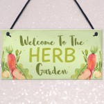 Garden Signs HERB GARDEN Sign Allotment Home Hanging Sign Gifts