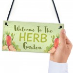 Garden Signs HERB GARDEN Sign Allotment Home Hanging Sign Gifts