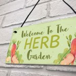 Garden Signs HERB GARDEN Sign Allotment Home Hanging Sign Gifts