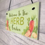 Garden Signs HERB GARDEN Sign Allotment Home Hanging Sign Gifts