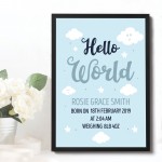 FRAMED Boy Nursery Print Baby Girl Nursery Print Nursery Decor 