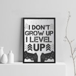 FRAMED Gaming Print ManCave Wall Art Games Room Bedroom Decor