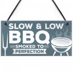 Novelty BBQ Sign For Garden BBQ Area Sign Garden Shed Plaque