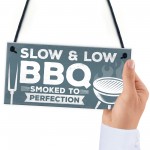 Novelty BBQ Sign For Garden BBQ Area Sign Garden Shed Plaque