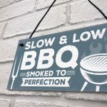 Novelty BBQ Sign For Garden BBQ Area Sign Garden Shed Plaque