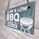 Novelty BBQ Sign For Garden BBQ Area Sign Garden Shed Plaque