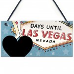 CHALKBOARD Countdown To Holiday Sign Vegas Countdown Plaque 