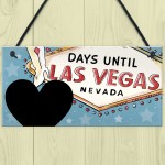 CHALKBOARD Countdown To Holiday Sign Vegas Countdown Plaque 