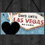 CHALKBOARD Countdown To Holiday Sign Vegas Countdown Plaque 