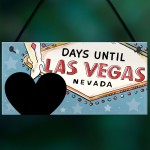 CHALKBOARD Countdown To Holiday Sign Vegas Countdown Plaque 