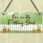 Novelty Garden Sign Potting Shed Garden Signs And Plaques