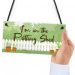 Novelty Garden Sign Potting Shed Garden Signs And Plaques