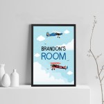 PERSONALISED Nursery Print Framed Boys Nursery Decor Wall Art