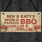 PERSONALISED BBQ Sign For Garden Shed Sign Summer House Sign