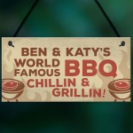 PERSONALISED BBQ Sign For Garden Shed Sign Summer House Sign