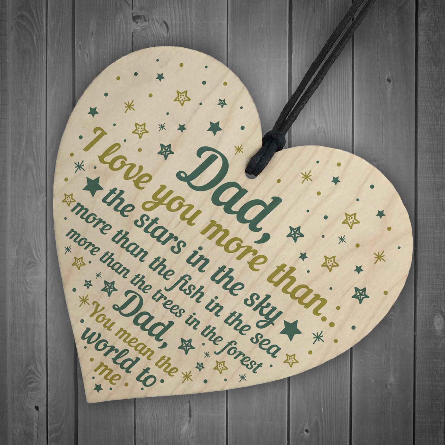 I Love You More Than All The Stars In The Sky Fathers Day Plaque For Dad Daddy Home Decor Plaques Signs Onehostingcenter Home Garden