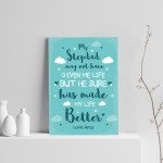 PERSONALISED Step Dad Gift Print Birthday Fathers Day Gift