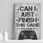 Gamer Gift For Xbox Fan Gaming Sign Man Cave Sign Boys Bedroom