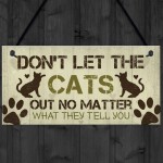 Funny Cat Signs And Plaque Cat Signs For Home Funny Cat Gift