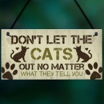 Funny Cat Signs And Plaque Cat Signs For Home Funny Cat Gift