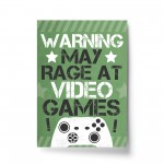 Funny Gaming Sign Novelty Gamer Gift For XBOX Fan Gaming Sign