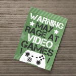 Funny Gaming Sign Novelty Gamer Gift For XBOX Fan Gaming Sign