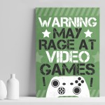 Funny Gaming Sign Novelty Gamer Gift For XBOX Fan Gaming Sign