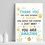 Thank You Gifts For Teacher Teaching Assistant Leaving School