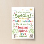 Personalised Thank You Gift Childminder Gifts Leaving School