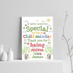 Personalised Thank You Gift Childminder Gifts Leaving School