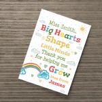 Thank You Gifts For Teacher Personalised Prints Leaving School