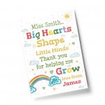 Thank You Gifts For Teacher Personalised Prints Leaving School