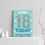 Personalised 18th Birthday Gift Girls 18th Birthday Gift For Boy