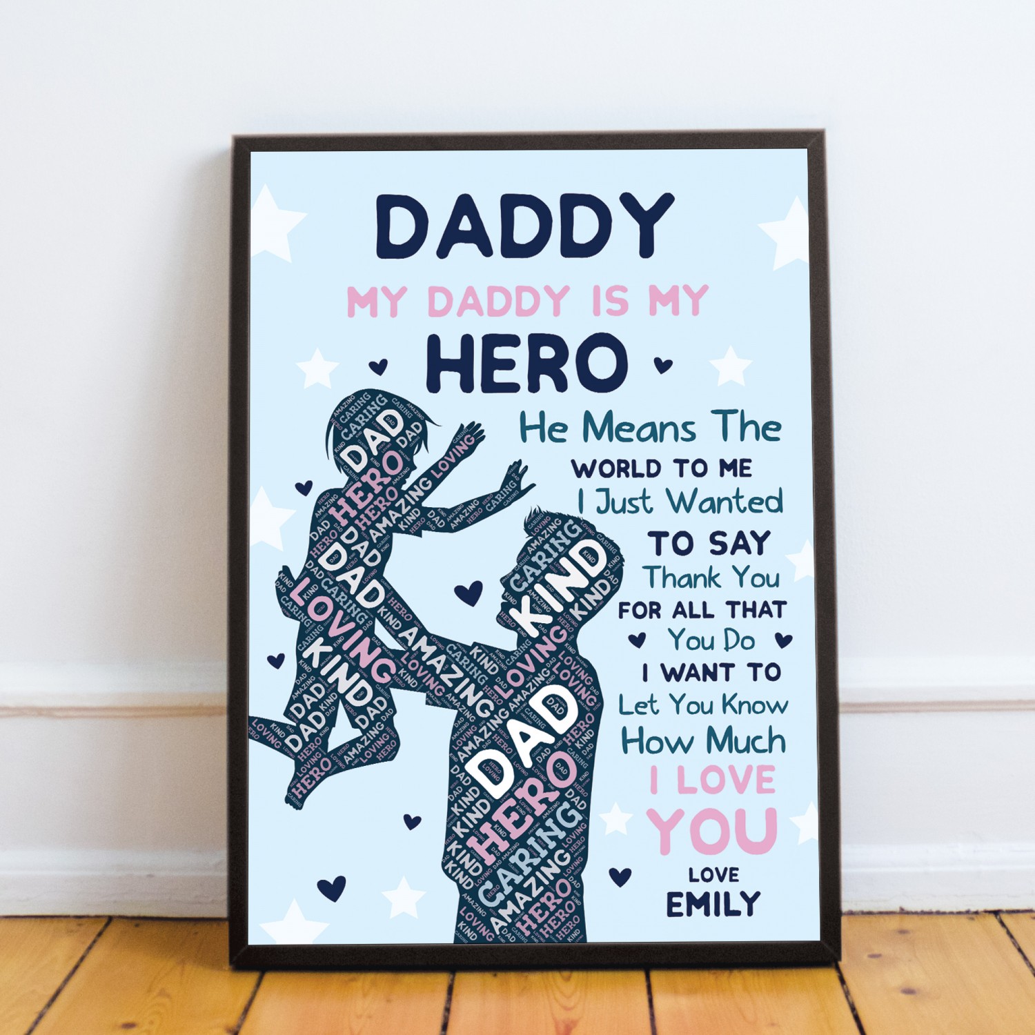 Download Personalised Daddy Dad Grandad Fathers Day Gifts From Daughter