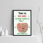 Personalised Teacher Gifts Framed Print Nursery Thank You Gifts