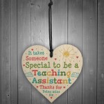 Teacher Gifts Wooden Heart School Nursery Pre School Leaving