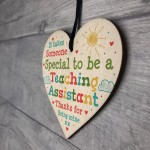 Teacher Gifts Wooden Heart School Nursery Pre School Leaving