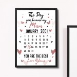 Personalised New Mum Gifts Newborn Baby Gifts Mummy Calendar