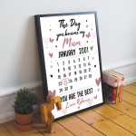 Personalised New Mum Gifts Newborn Baby Gifts Mummy Calendar