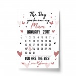 Personalised Mum Gifts Newborn Baby Gifts Mummy Calendar Print