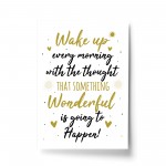 Inspirational Motivational Positive Quote Print Birthday Friends